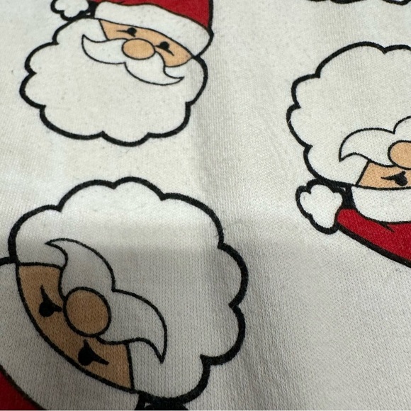 Sara’s prints Santa’s face print girls pajamas dress size 12 - Picture 7 of 7